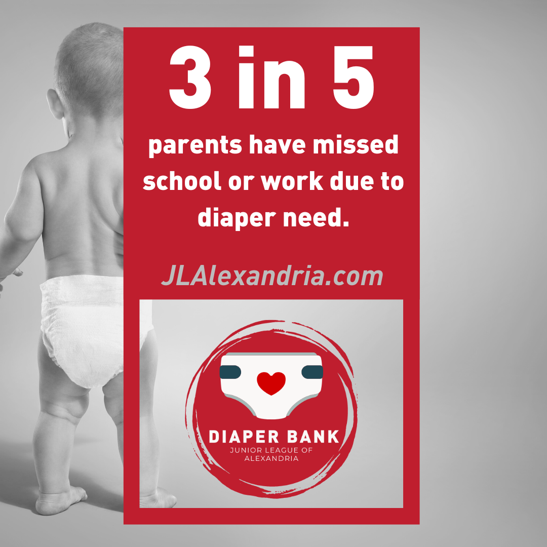 The Diaper Bank Junior League Of Alexandria LA   8 5 